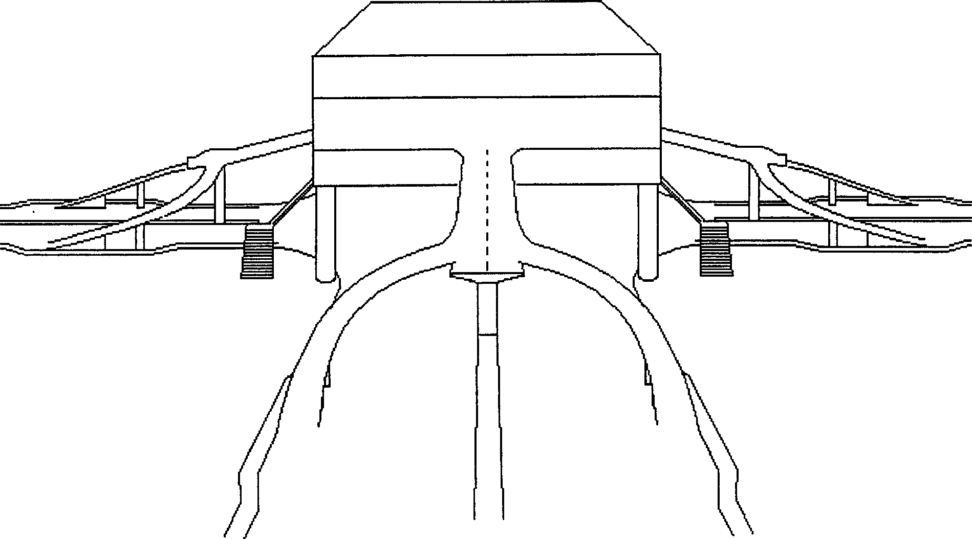 Communication facility with integrated function of pedestrian street crossing fast public transit and parking and method thereof