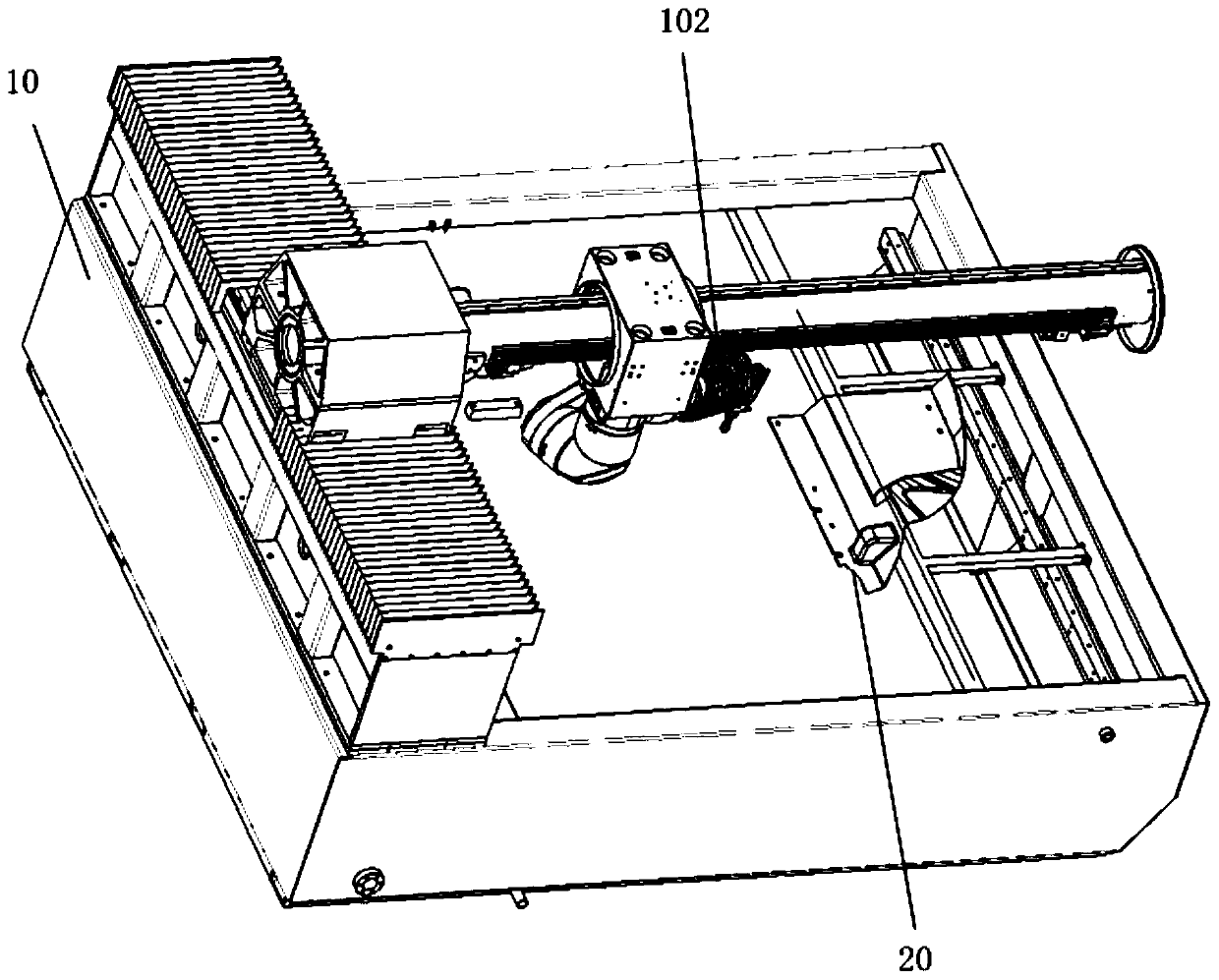 Machining calibration method and device for three-dimensional blank workpiece