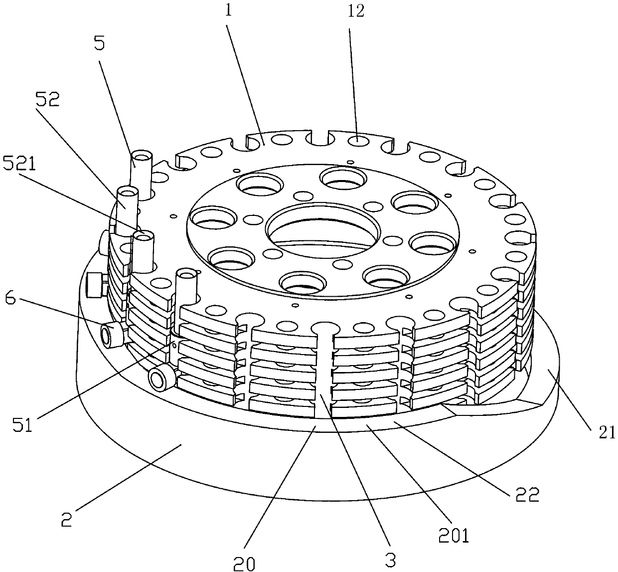 Turntable mechanism of aerosol valve assembling machine