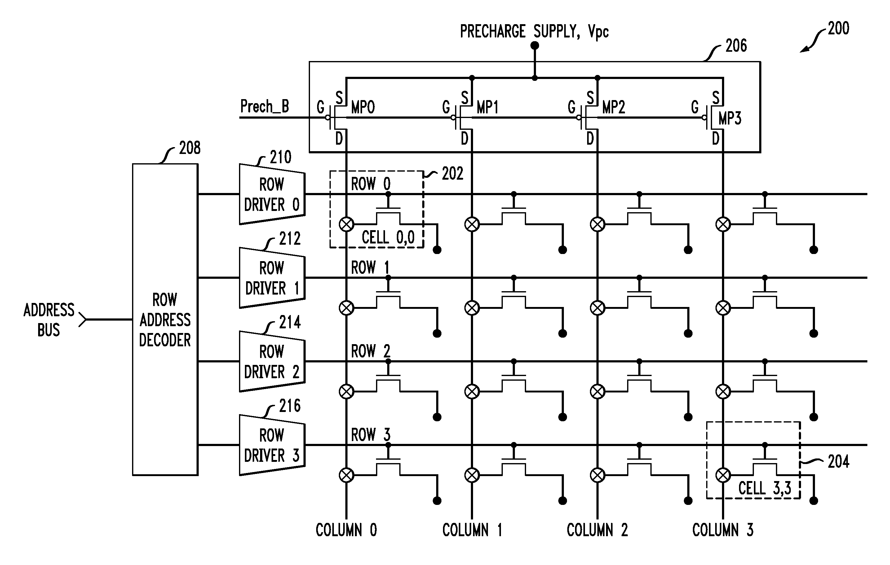 Reduced leakage driver circuit and memory device employing same