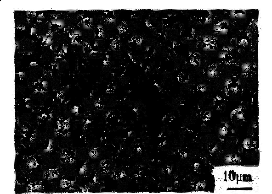 Method for preparing TiC/CuW alloy contact material