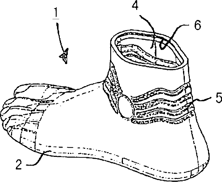 Artificial limb casing and method for the production thereof