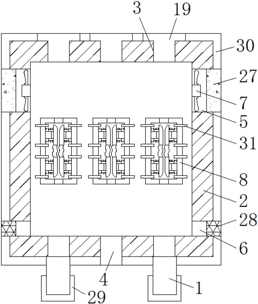 Special power distribution cabinet for high-voltage bus