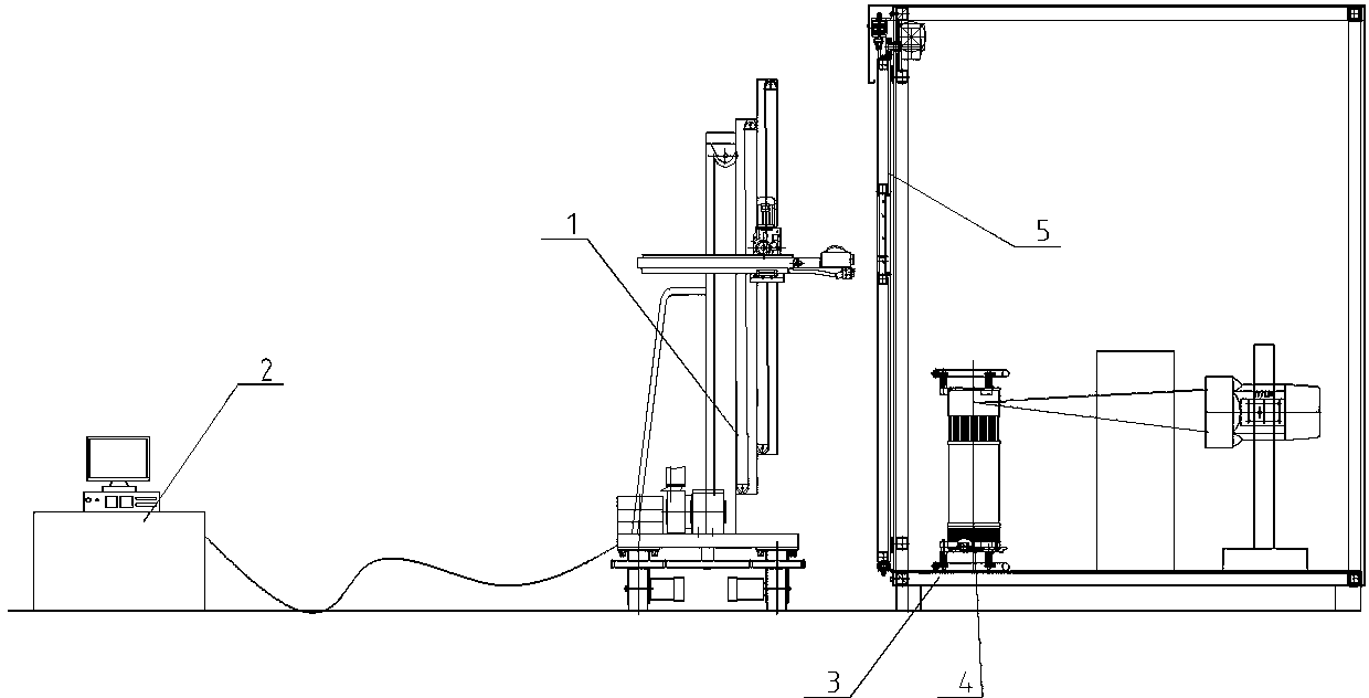 Automatic detection device of leakage rays in X-ray protective system