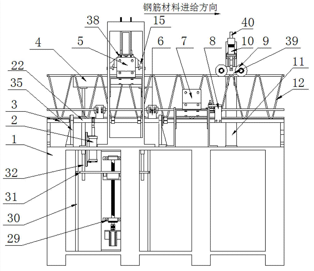 Special single-beat welding machine for steel bar trusses