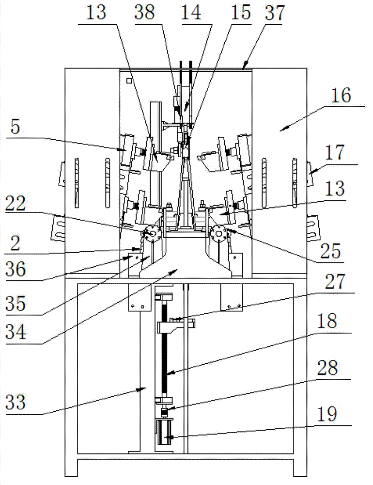 Special single-beat welding machine for steel bar trusses