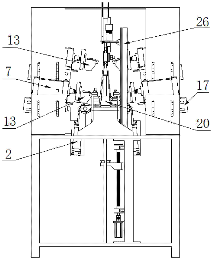 Special single-beat welding machine for steel bar trusses