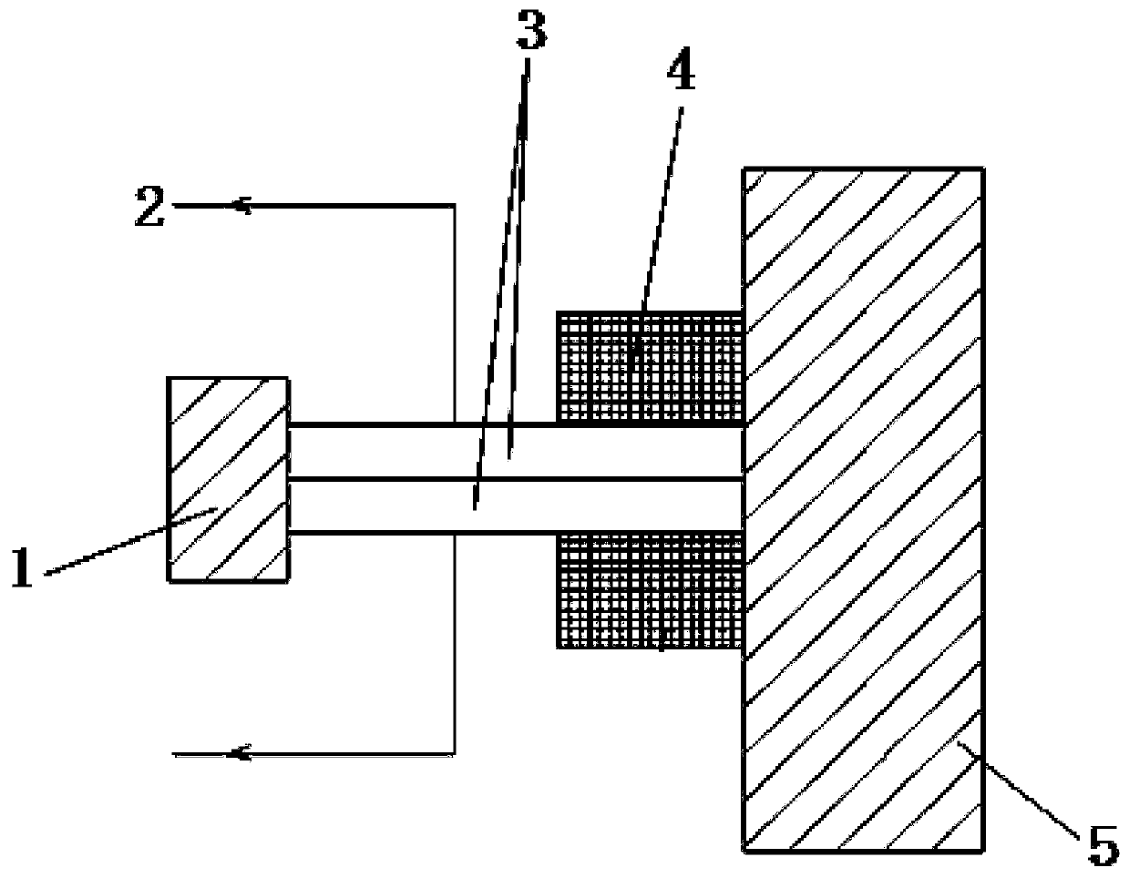 Method for outputting measured exciting force signal of piezoelectric vibration sensor with high sensitivity