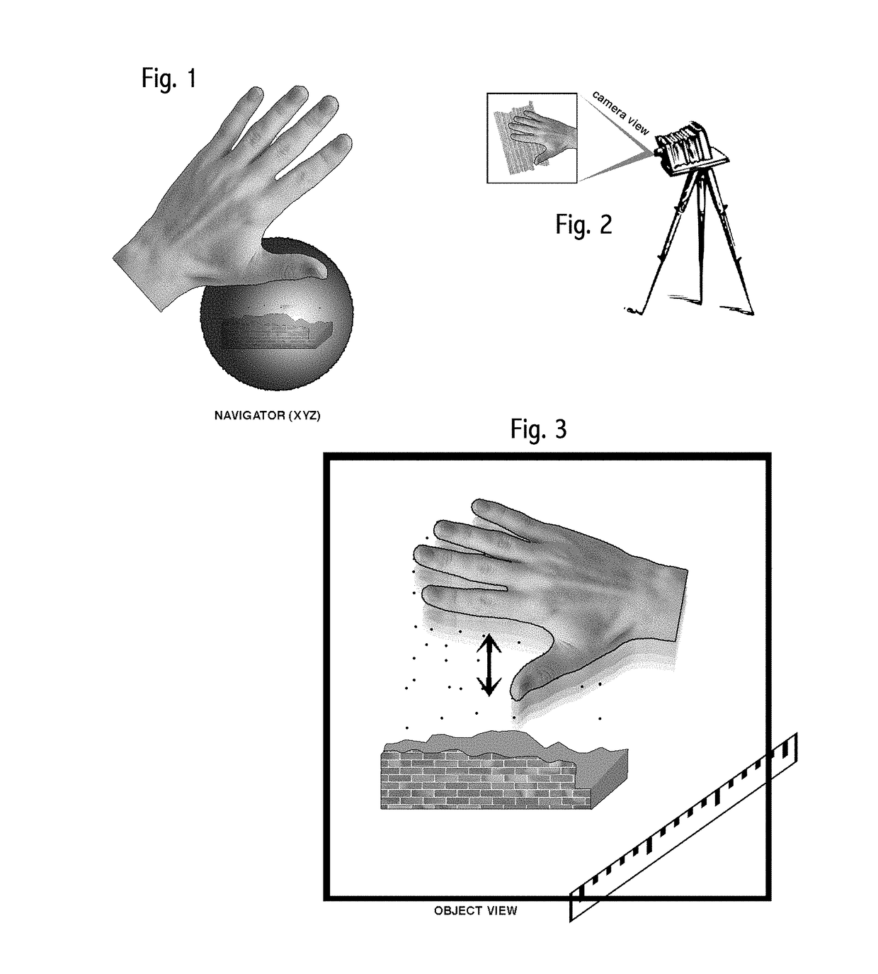 Three-dimensional computer-aided-design system user interface