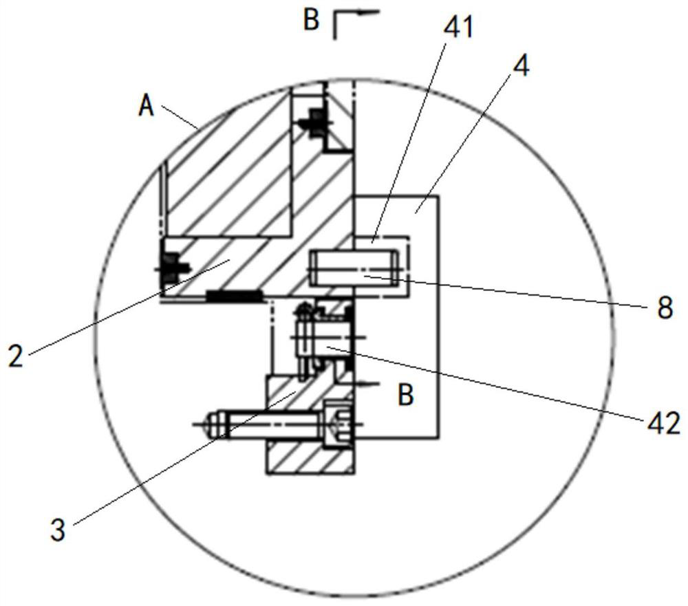 Expansion machine nozzle regulating device and expansion machine