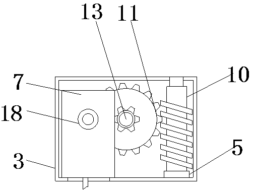 A hoisting frame with speed regulating function