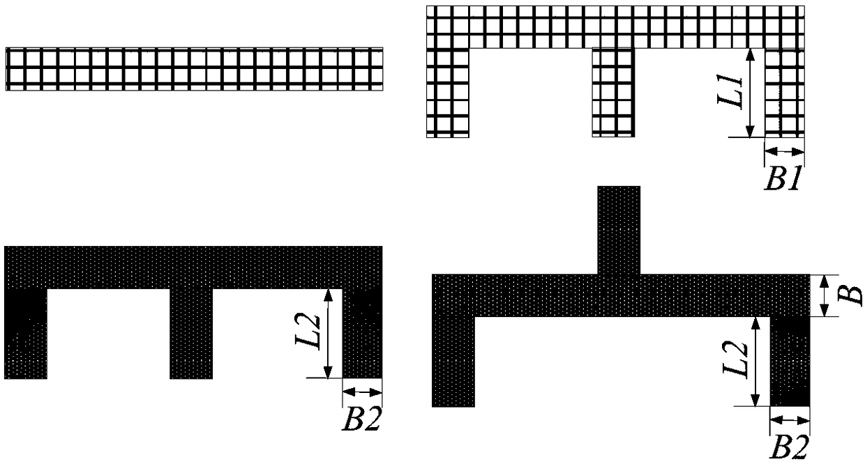 Auxiliary supporting structure capable of inhibiting thin-wall structure from deformation