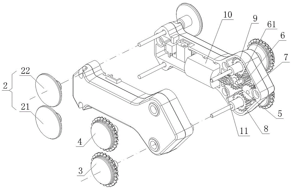 A double-sided toy car