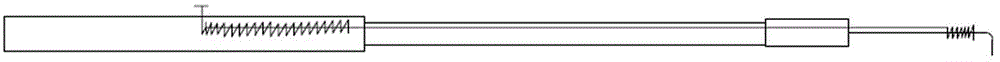 Inoculating needle used for sterile operation