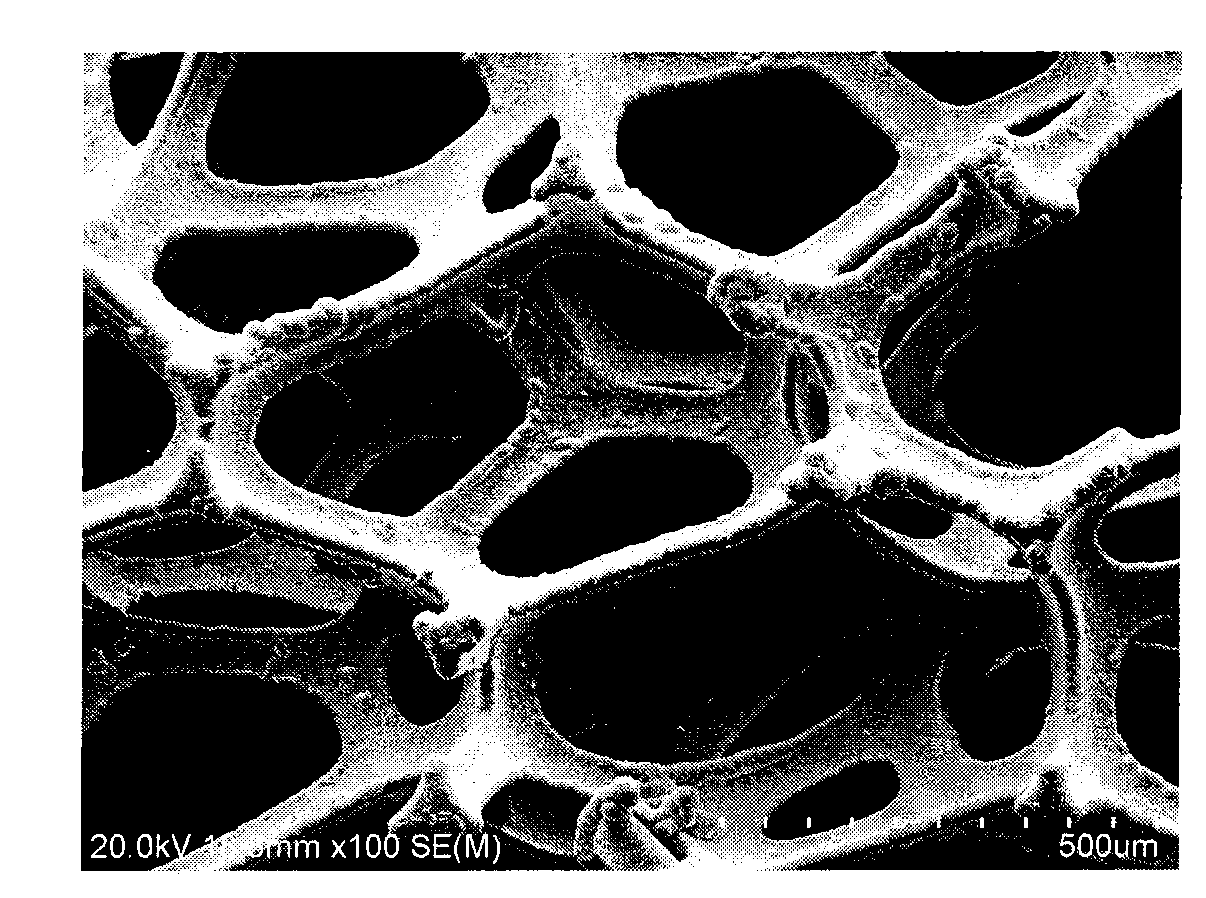 Preparation method of foam electrode for water electrolysis