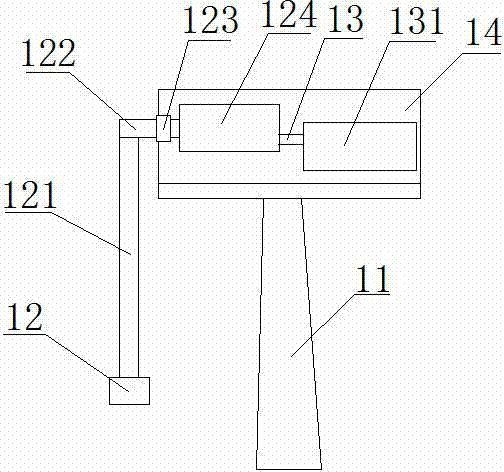 Gravity swing arm power generating method