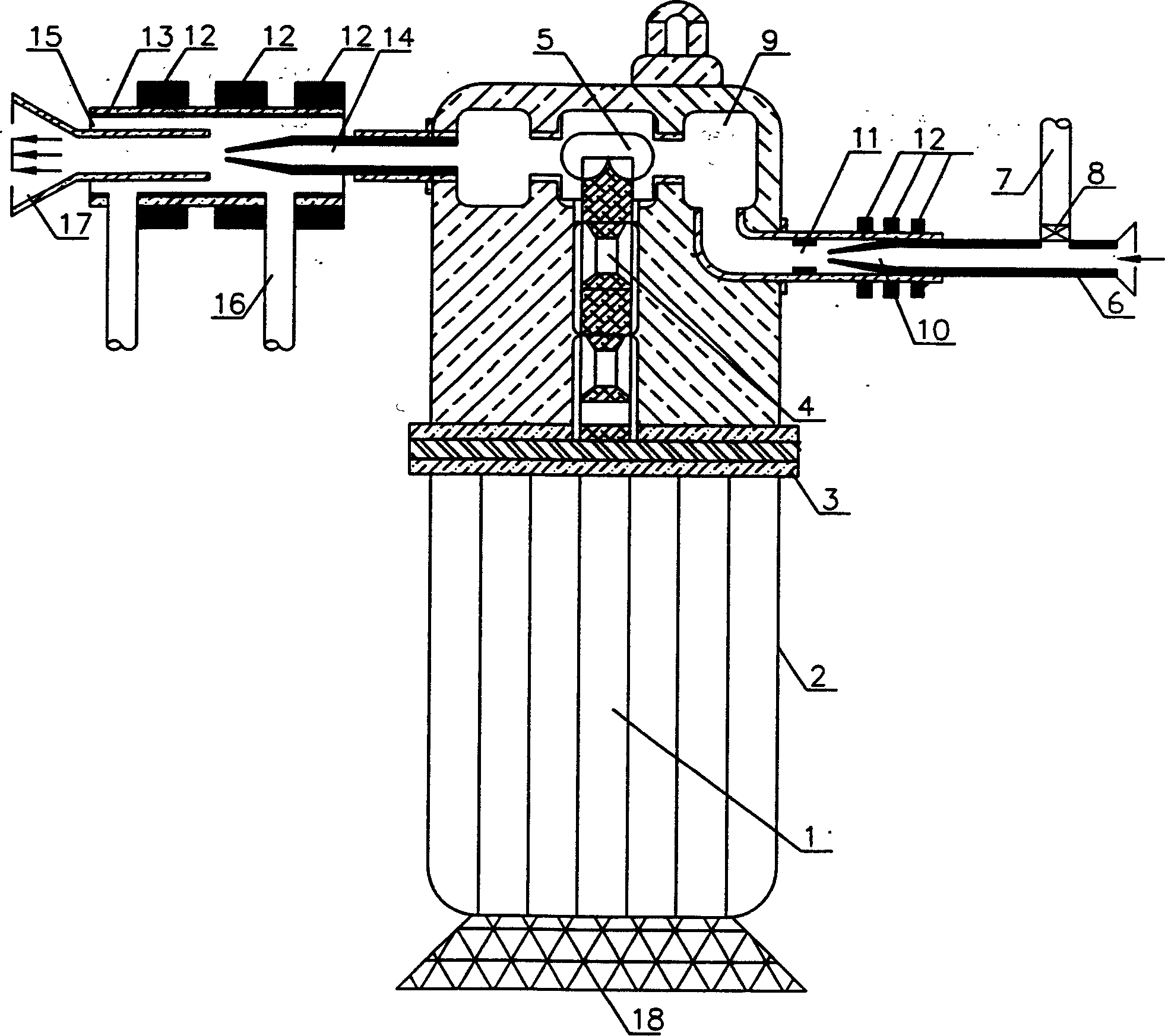 River late water purification method and its special flowing aeration equipment