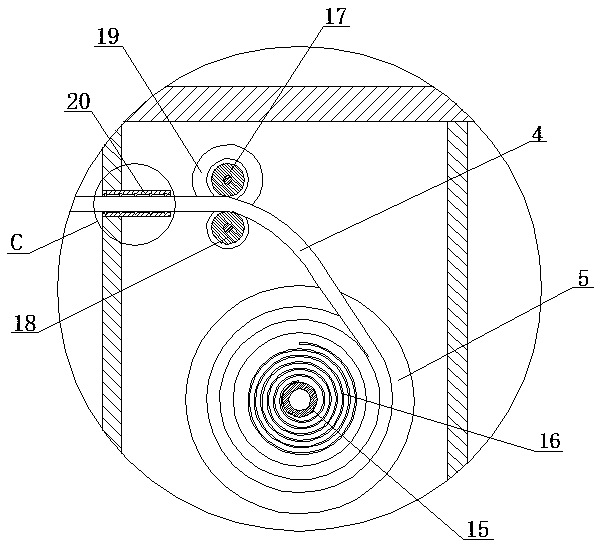 Ubiquitous instrumentation marine cable telescopic charging device