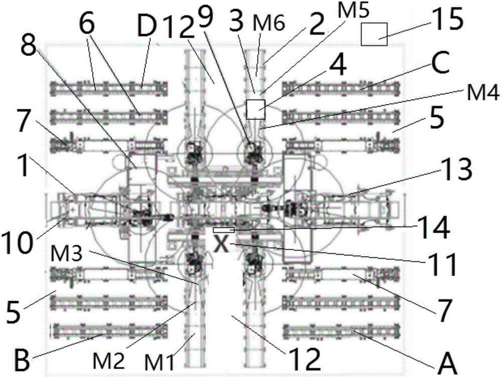 Welding production line suitable for switching of various vehicles