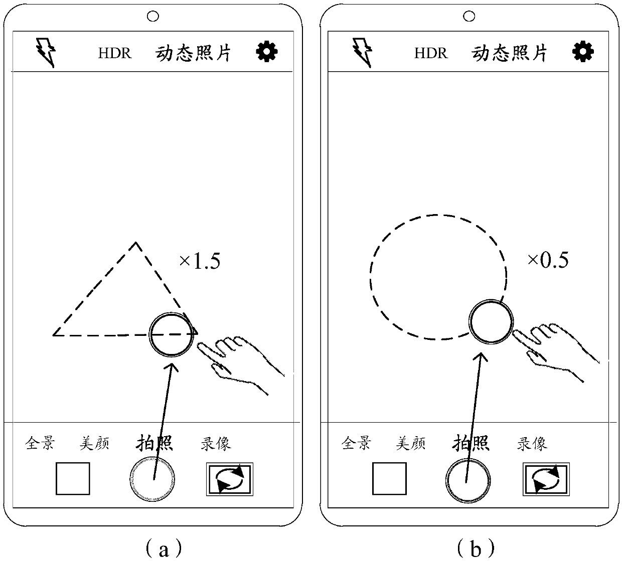 Dynamic image shooting method and terminal device