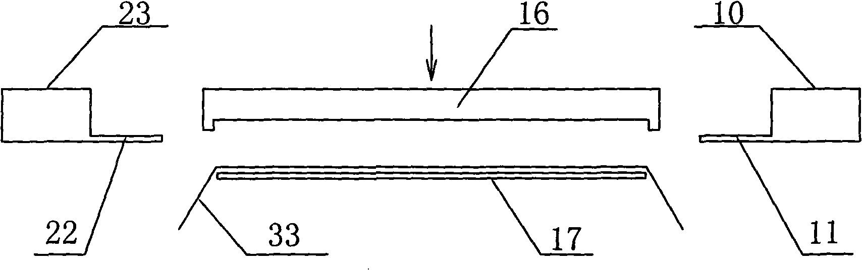 Automatic pocket creasing mechanism