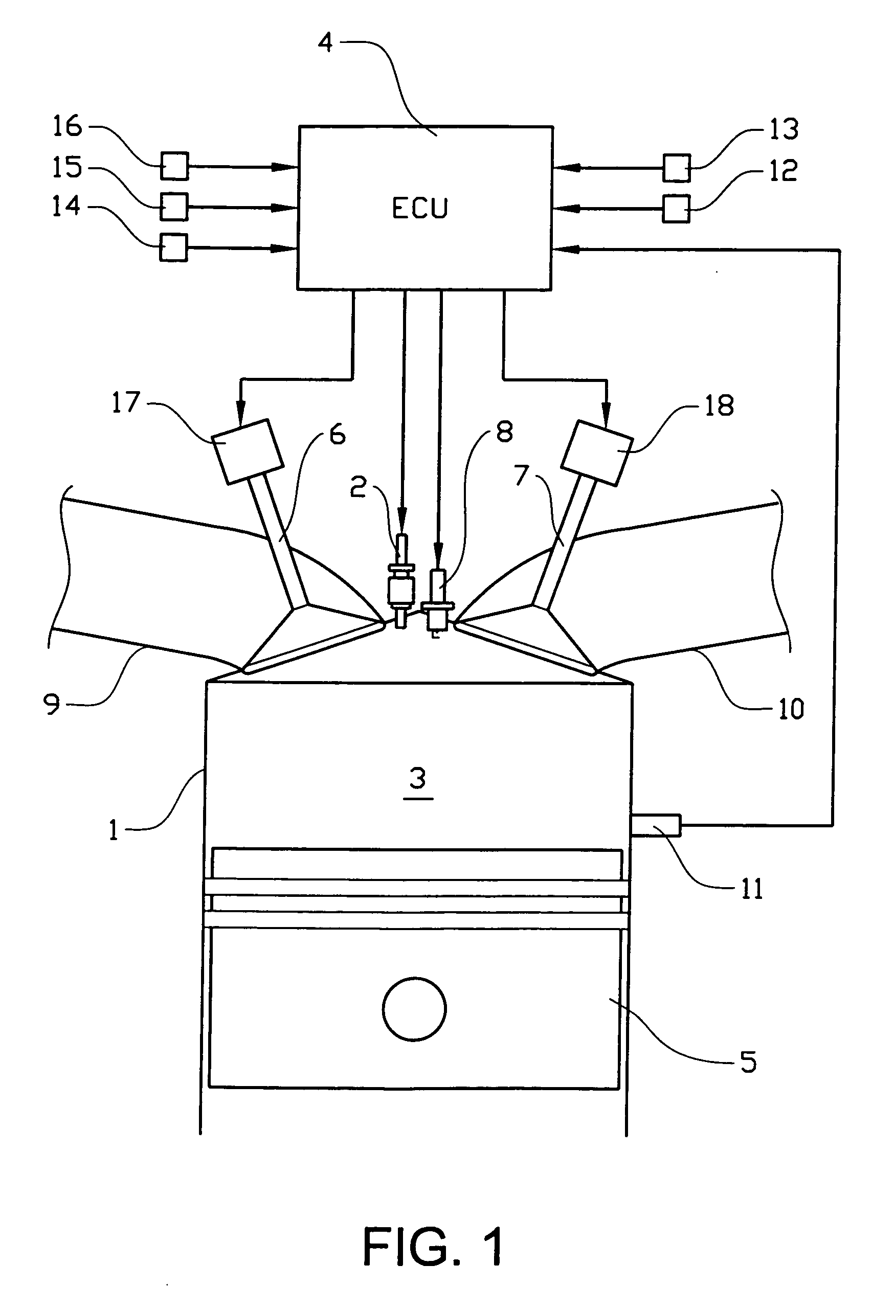 Internal combustion engine and method for auto-ignition operation of said engine