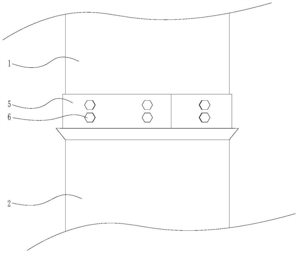 A prestressed concrete pipe pile anti-corrosion connection device and its application method