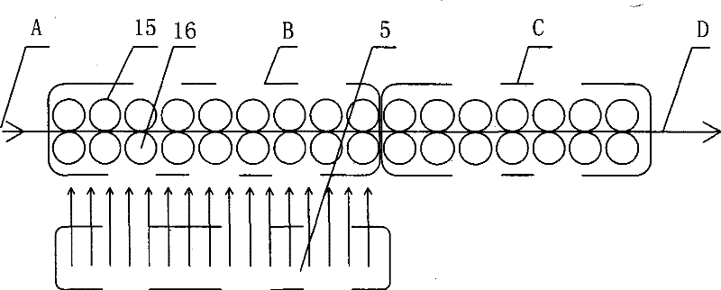 Automatic compound machine of composite shock-absorbing silencing piece