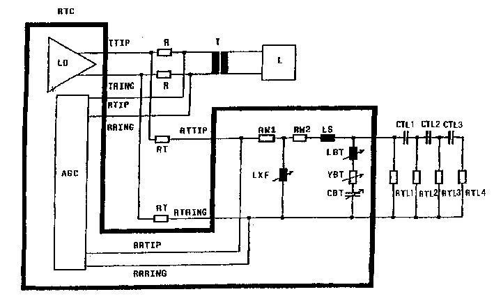 Scaled impedance replica for echo attenuation in digital transmission systems