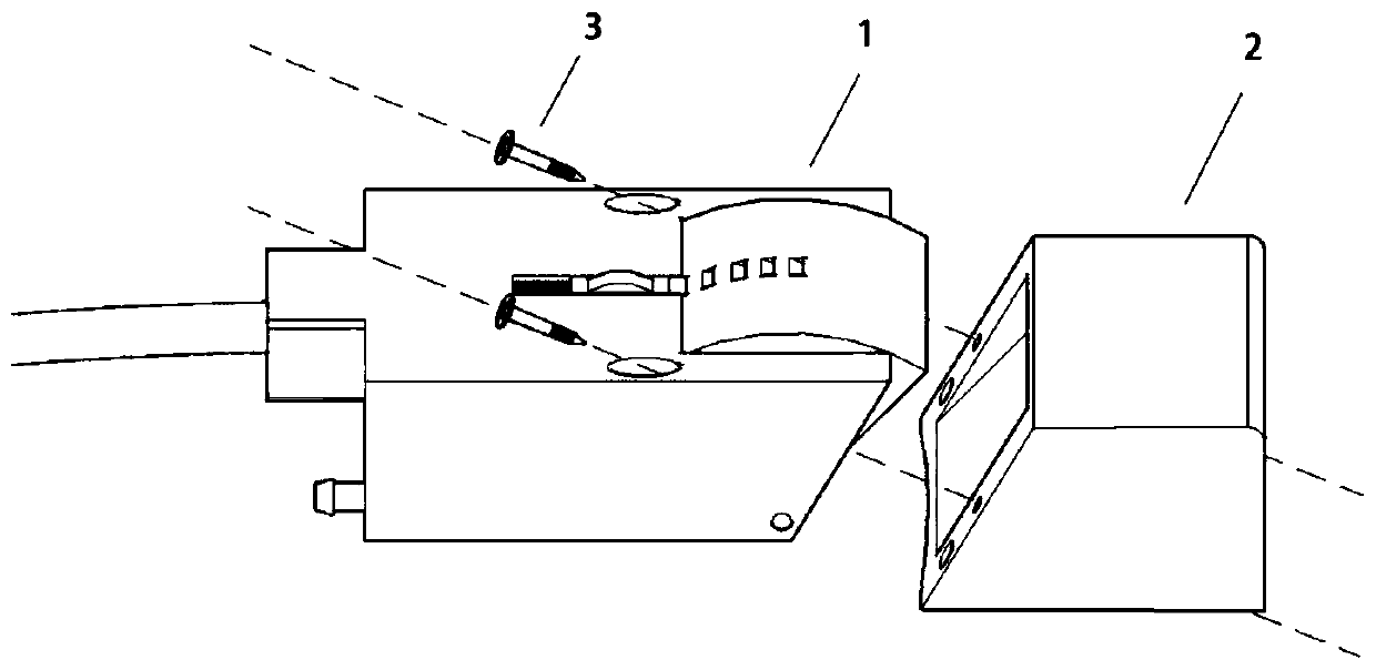 Phased array ultrasonic probe with adjustable wafer array angle and assembling and detecting method thereof