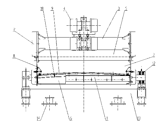 Total amplitude supporting high-frequency linear vibrating screen