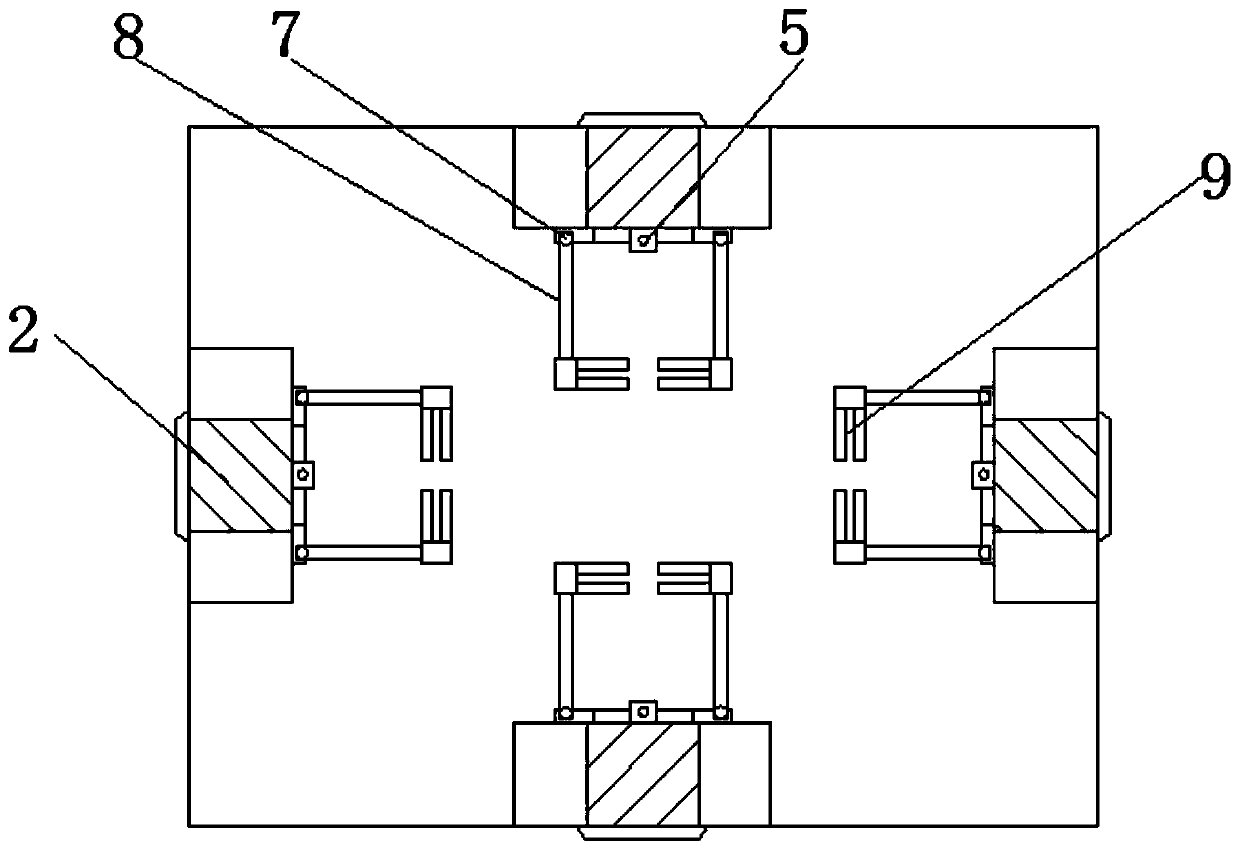 Anti-shifting coating device for semiconductor production