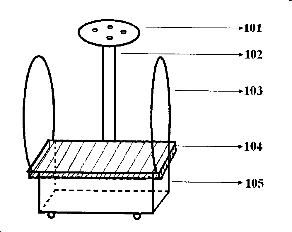 Preventing and treating device for osteoporosis vibration sport