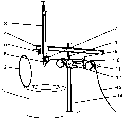 Dyed cloth dehydration full-automatic system