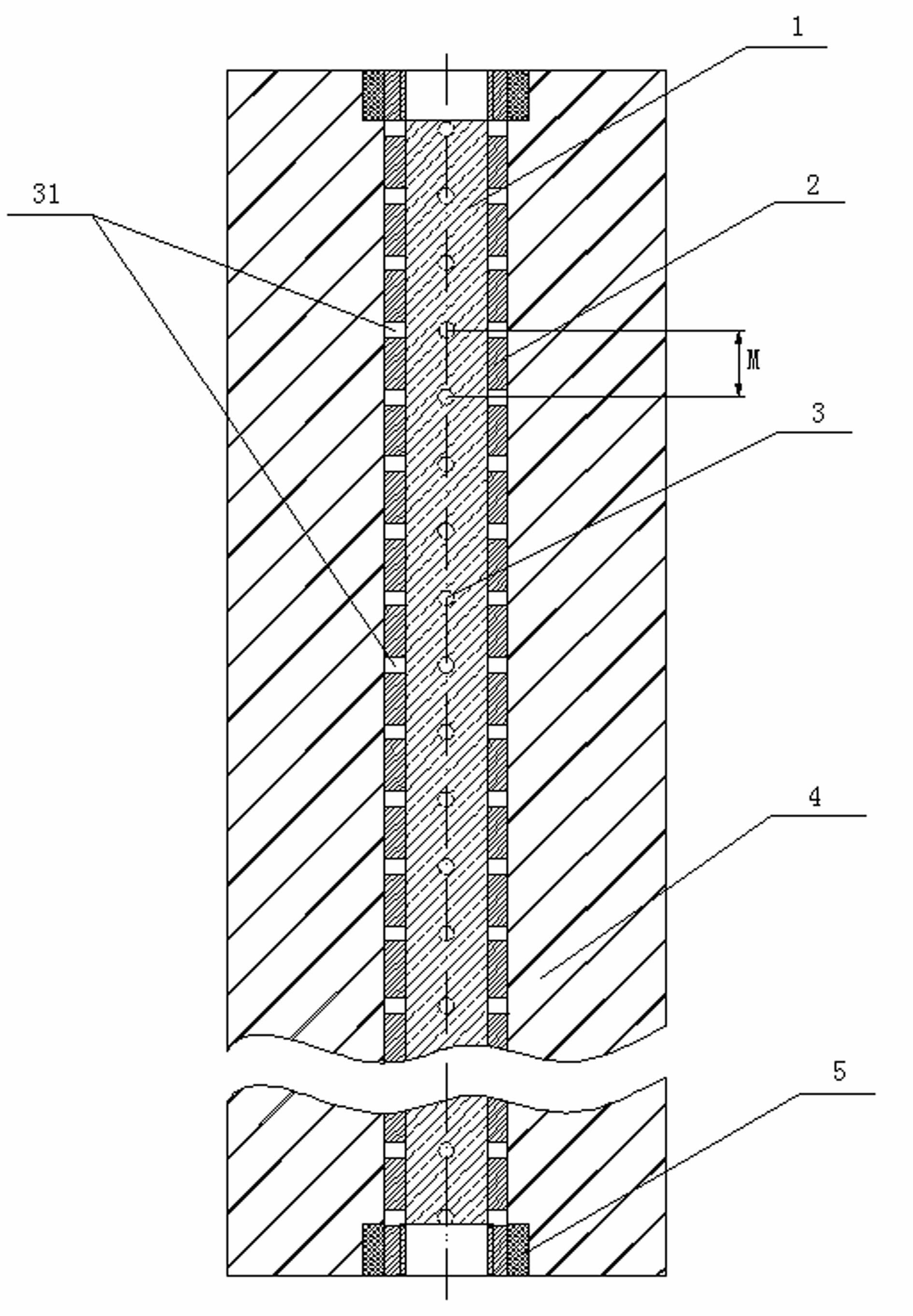 Shellless fracturing bomb and burning speed control method thereof