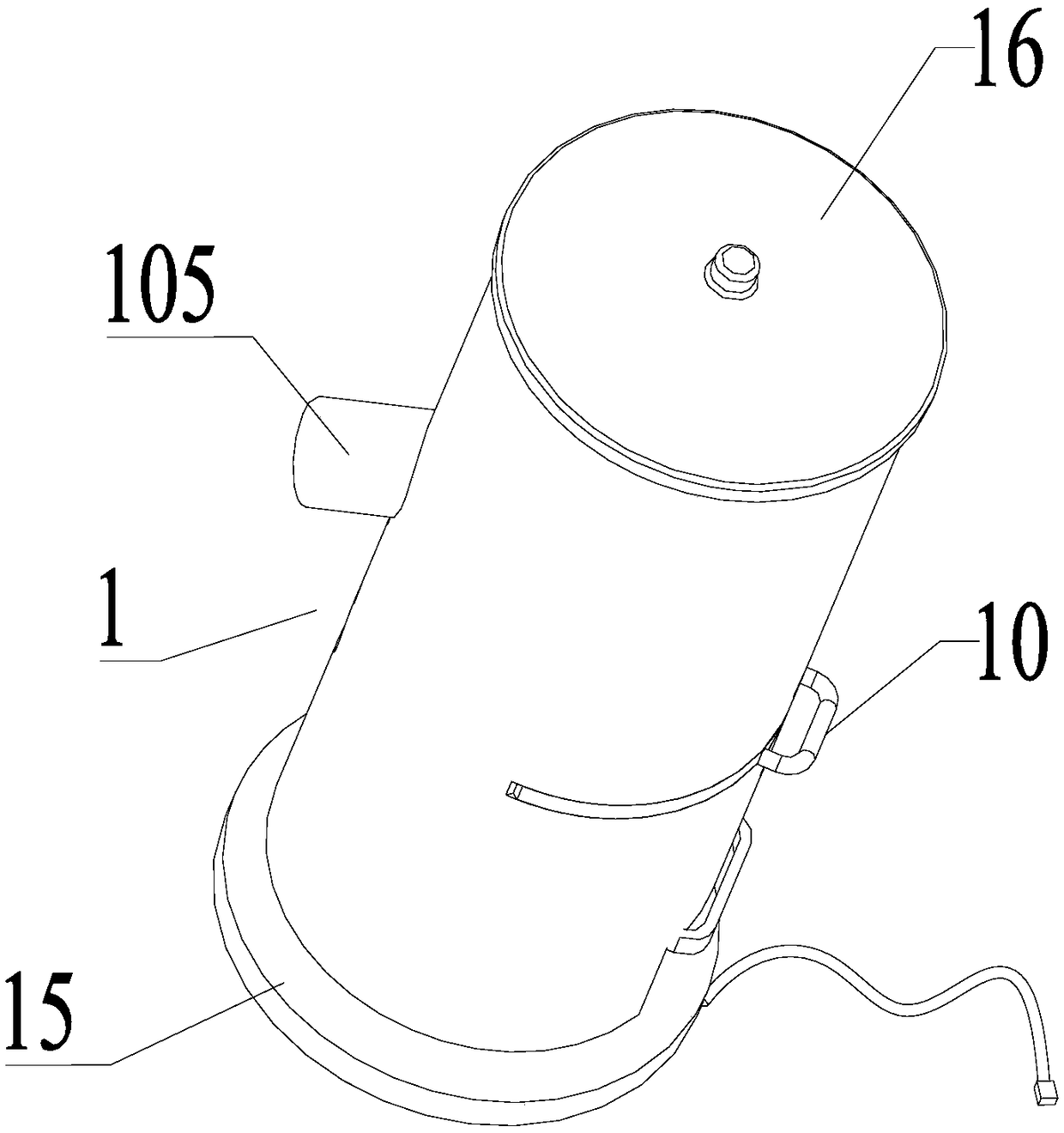 Automatic dried dark plum processing device