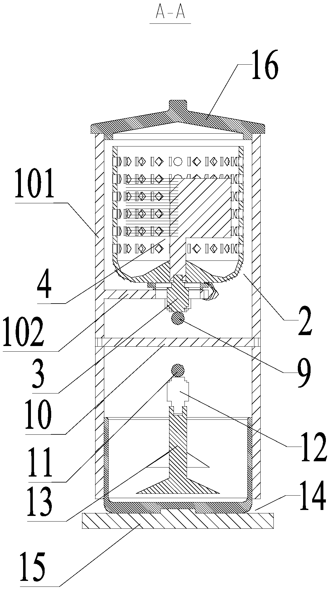 Automatic dried dark plum processing device