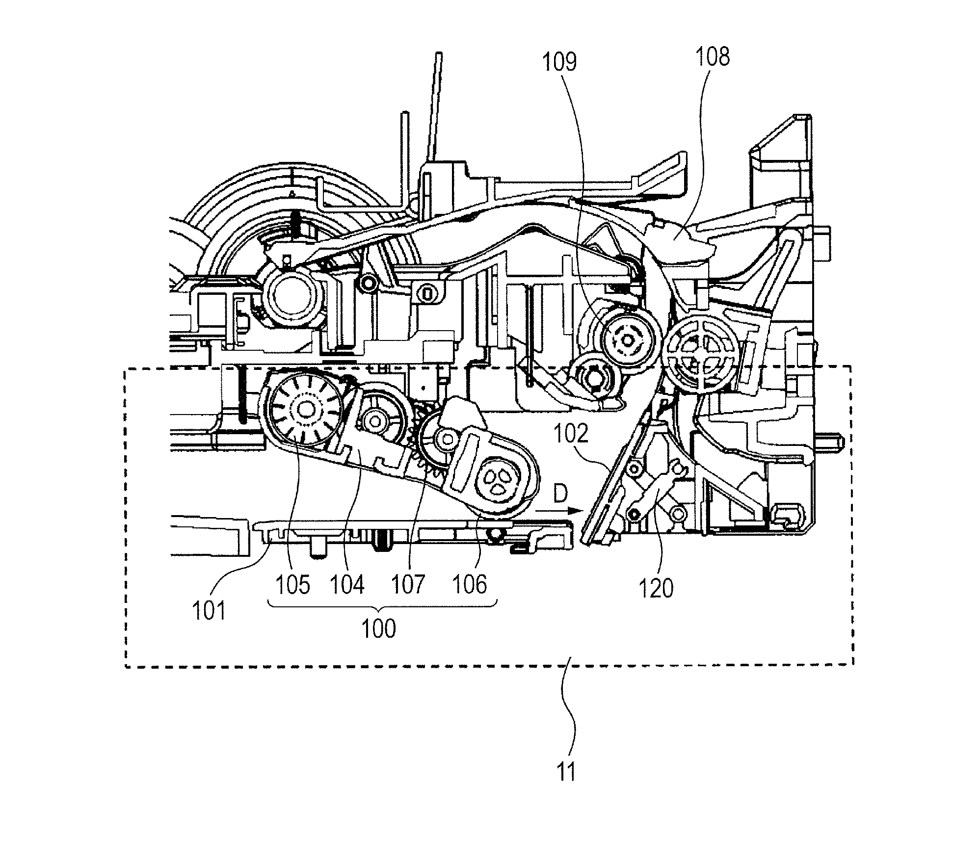 Sheet feeding device and recording apparatus