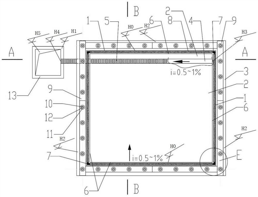 Concentrate product warehouse and construction method thereof