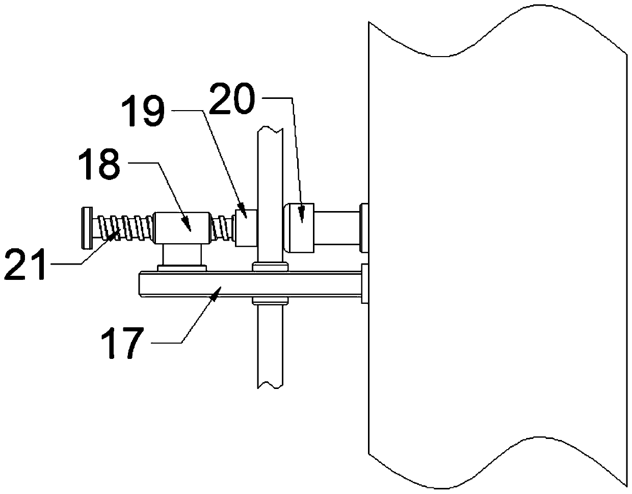 Clinical hematocele-preventing drainage operation device for neurosurgery department