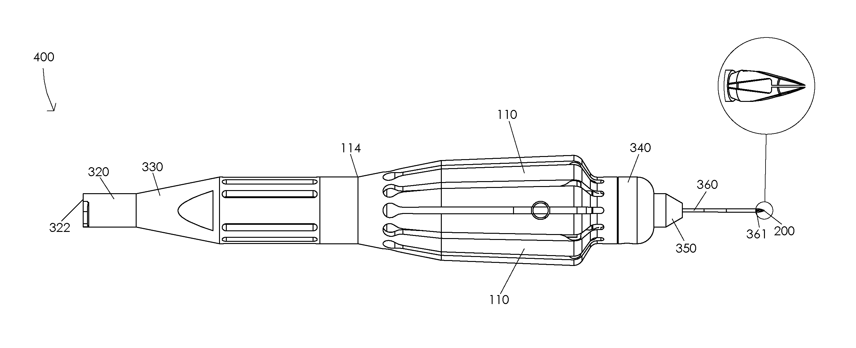 Microsurgical handle and instrument