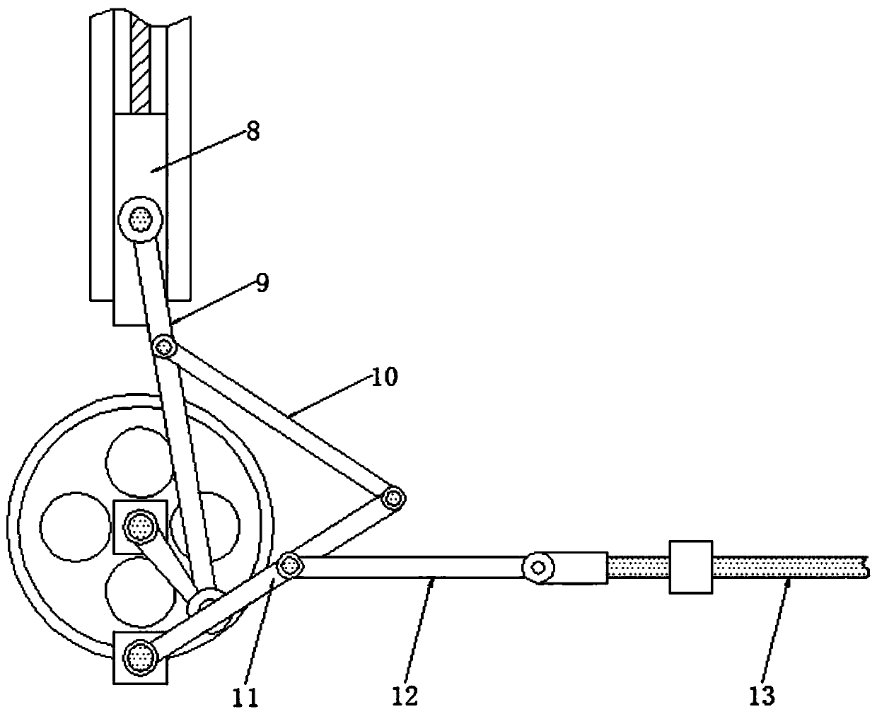 Device capable of drying cereal based on gravity variations and carrying out autonomous discharging based on gravity variations