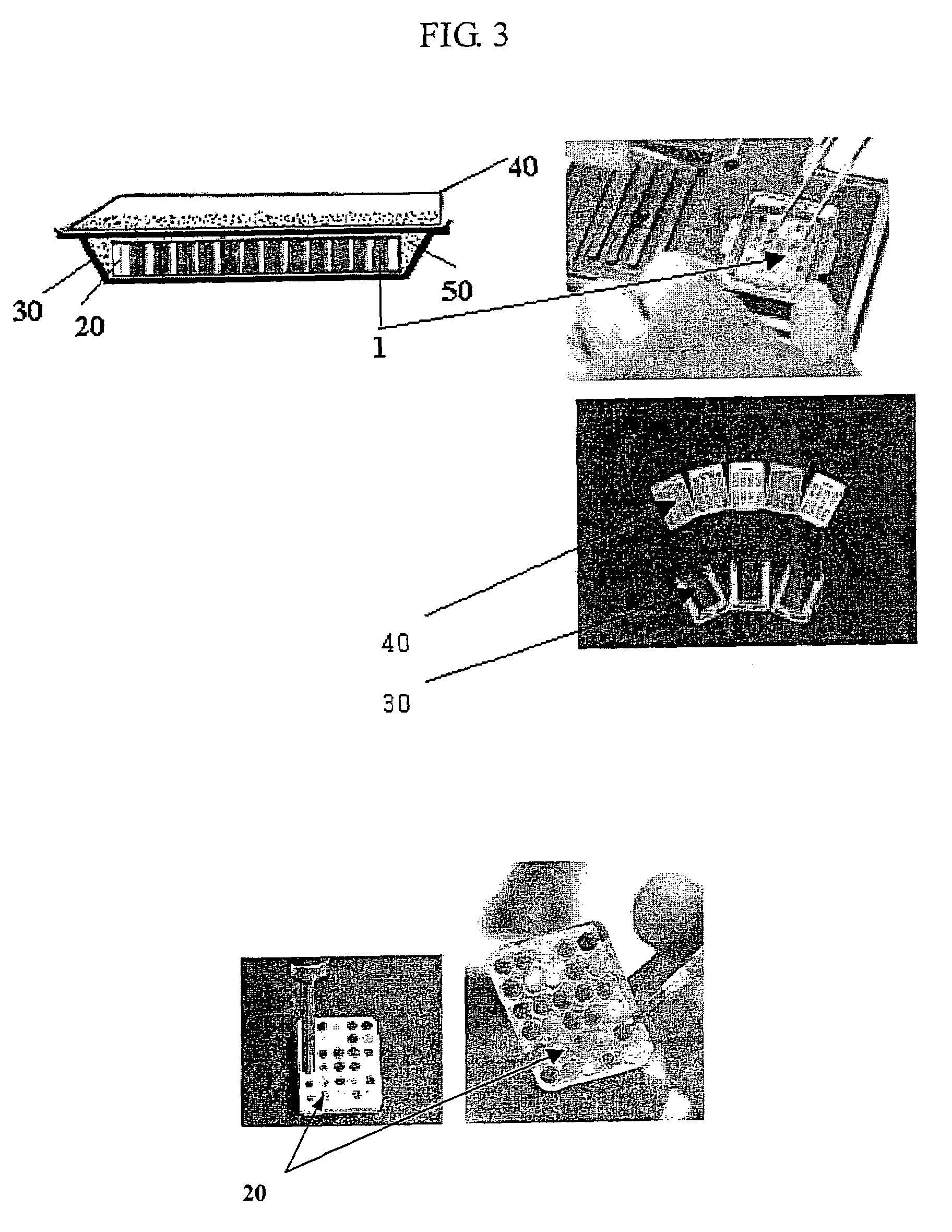 Recipient block and method for preparation thereof