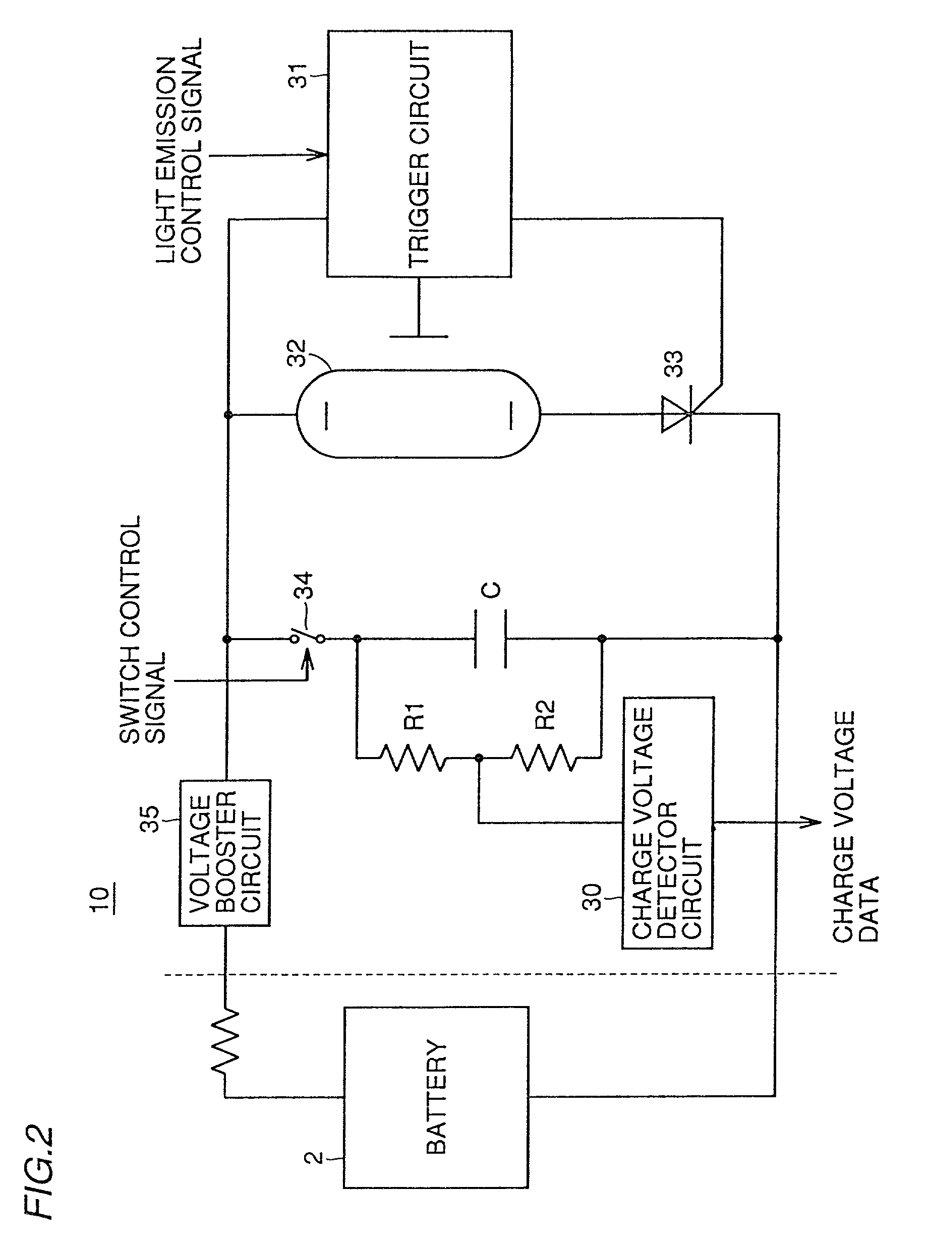 Electronic camera and battery voltage controlling method employed therein for successively, rather than simultaneously, operating camera portions during conditions of low battery voltage