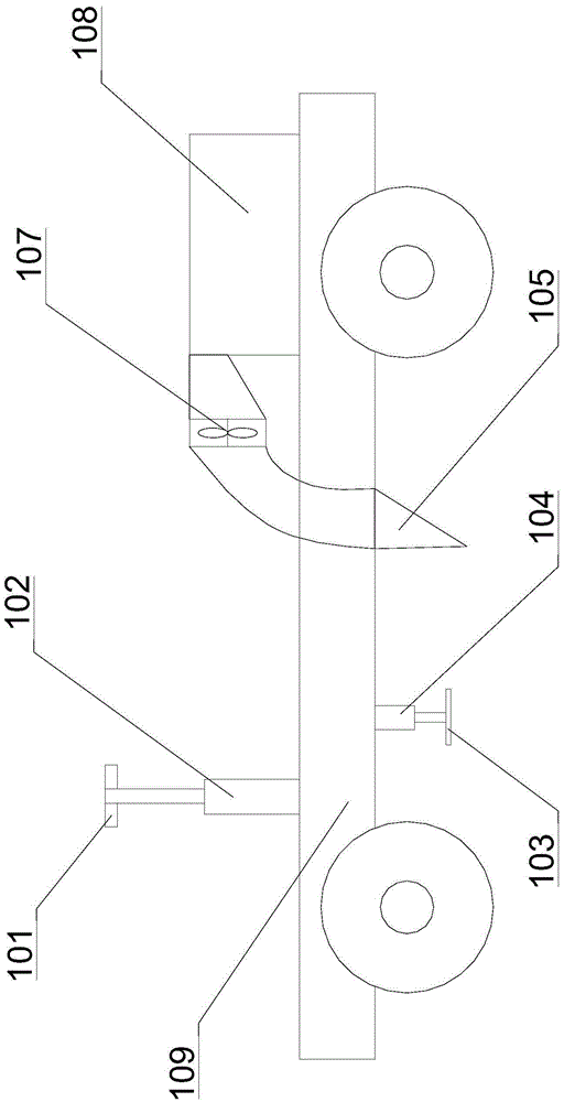 Highway greening pruning equipment and sweeper