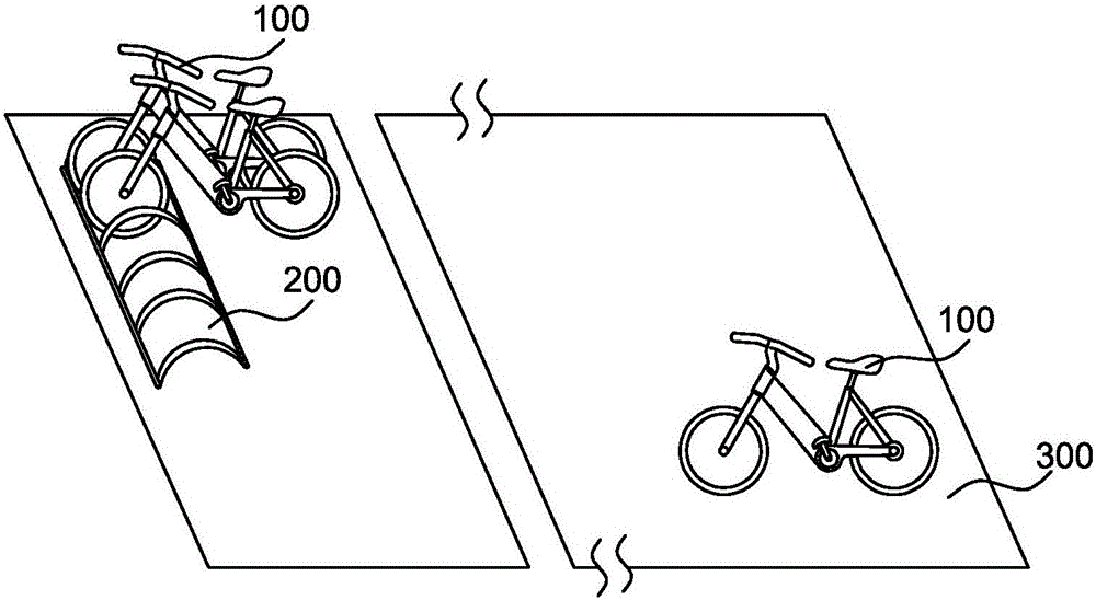 Location management method of shared vehicle, client and system