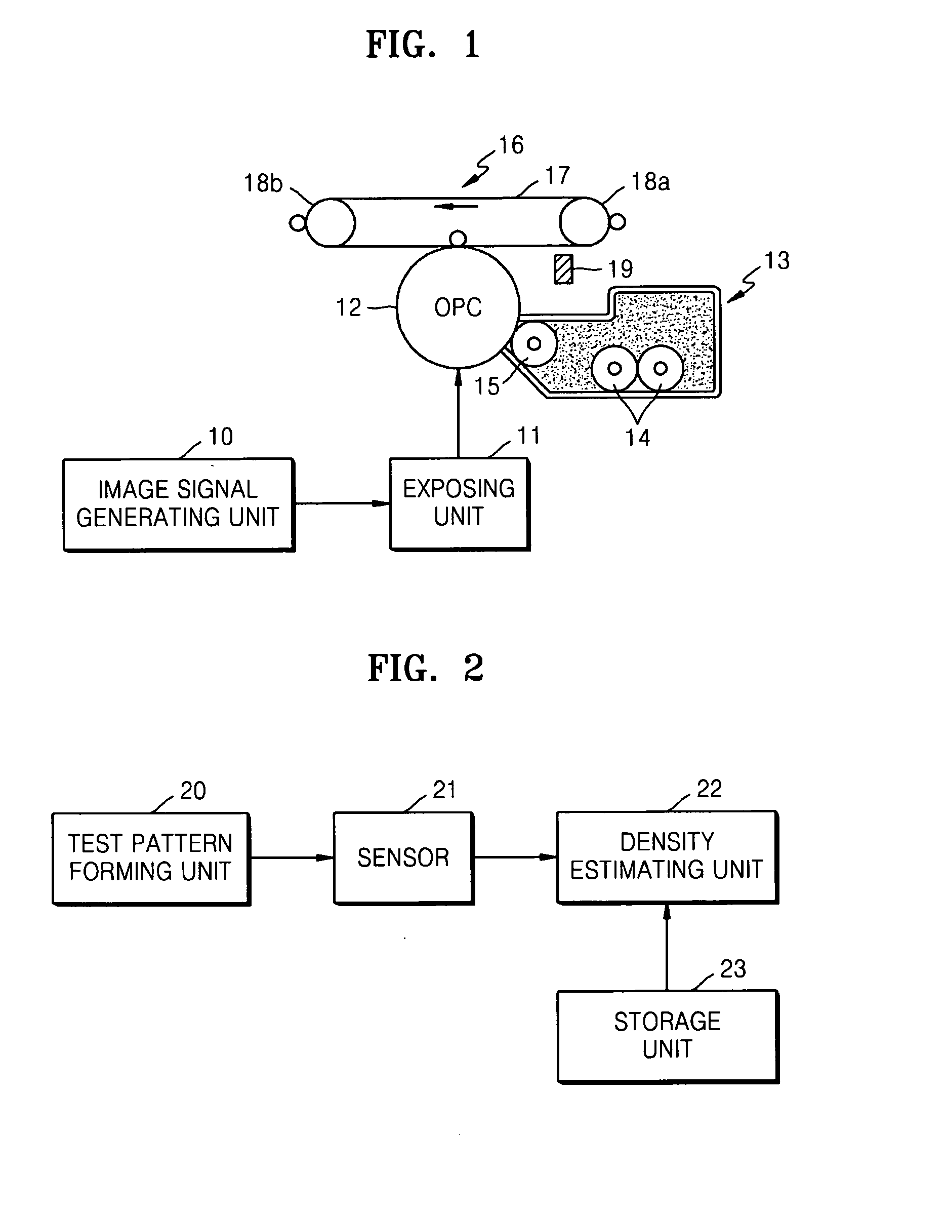 Toner density estimating method and apparatus useing toner image and toner supplying method and apparatus