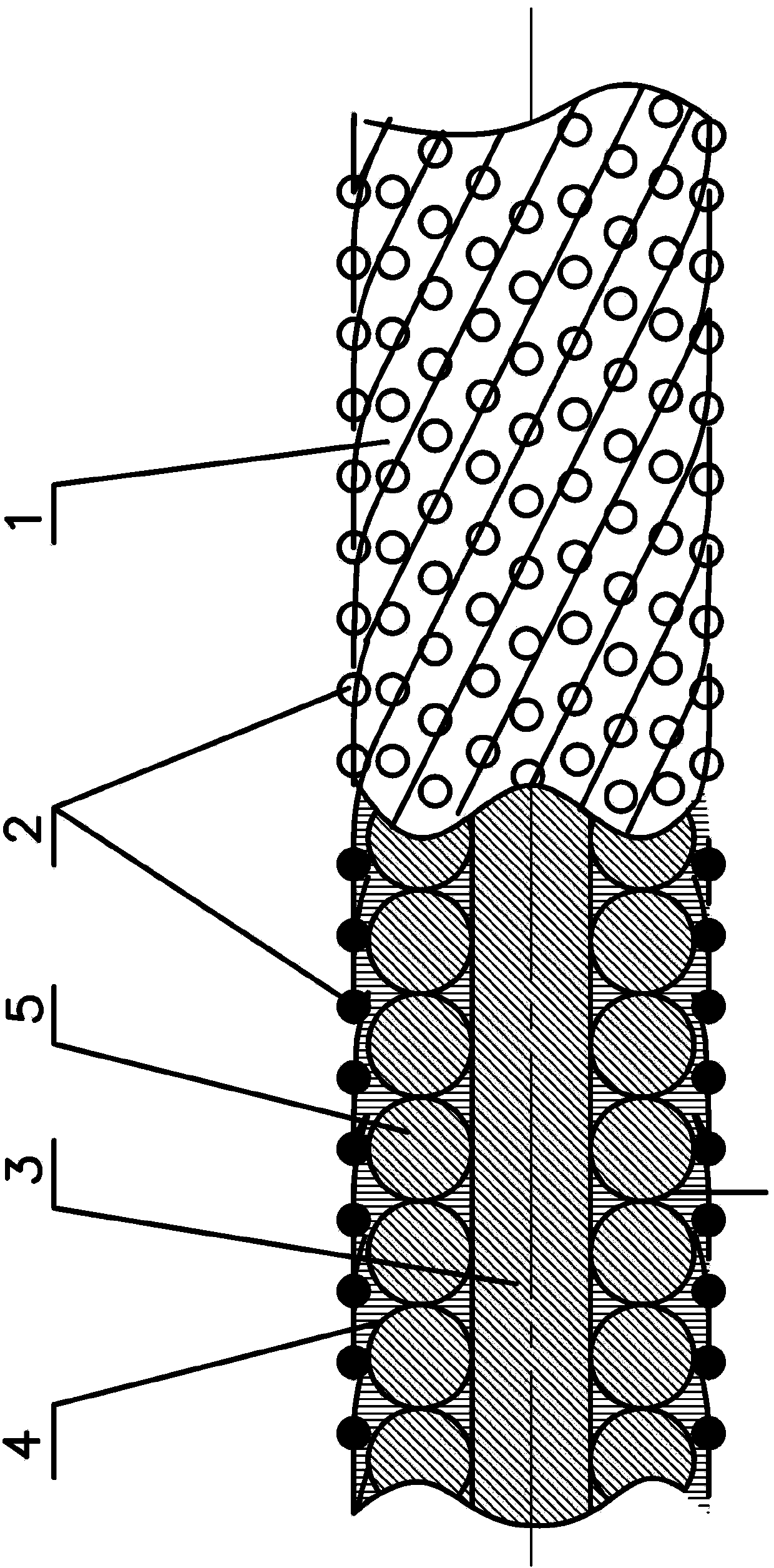 Annular super-hard abrasive wire and method for manufacturing same