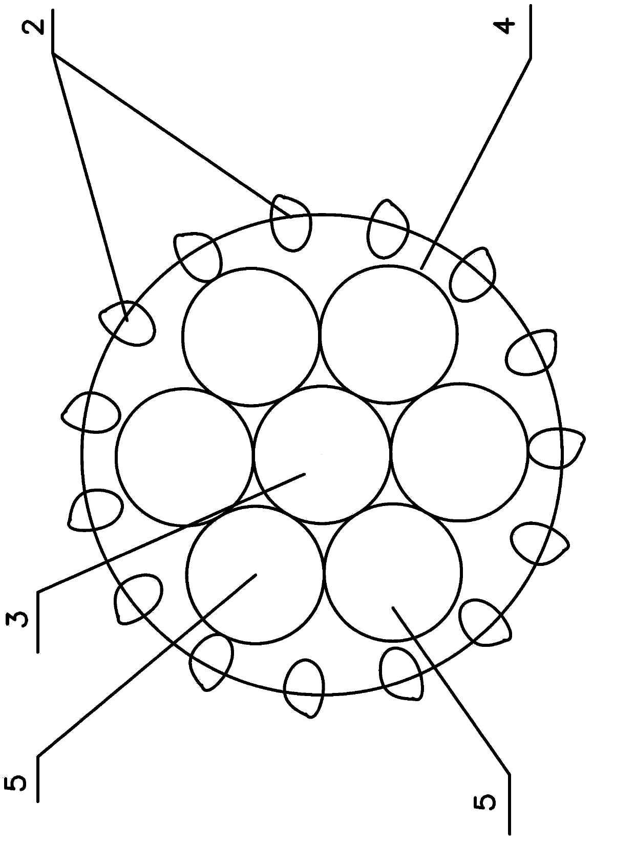 Annular super-hard abrasive wire and method for manufacturing same