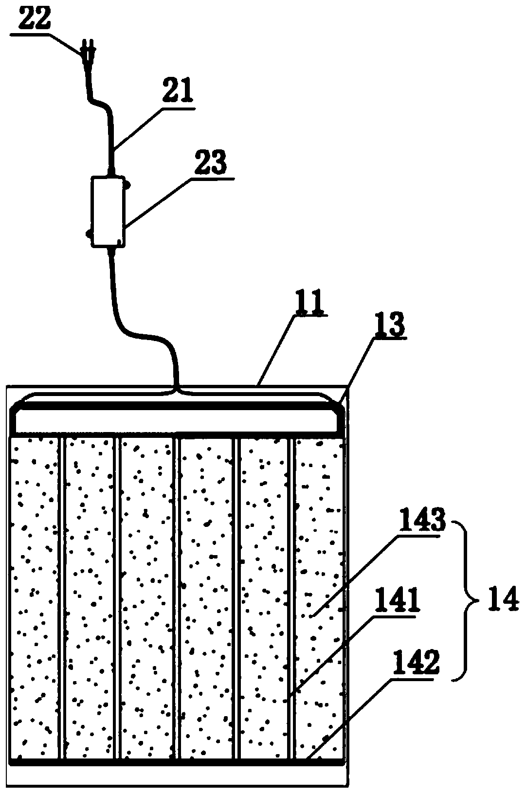 Far-infrared heating warmer